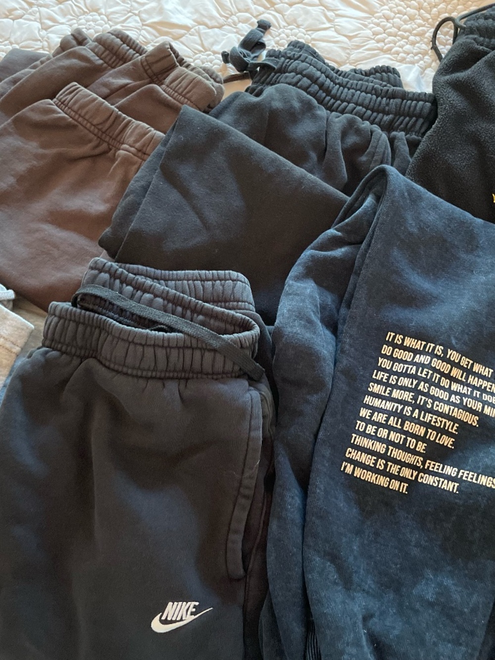 1 Sweatshirt and Six Pairs Sweatpants